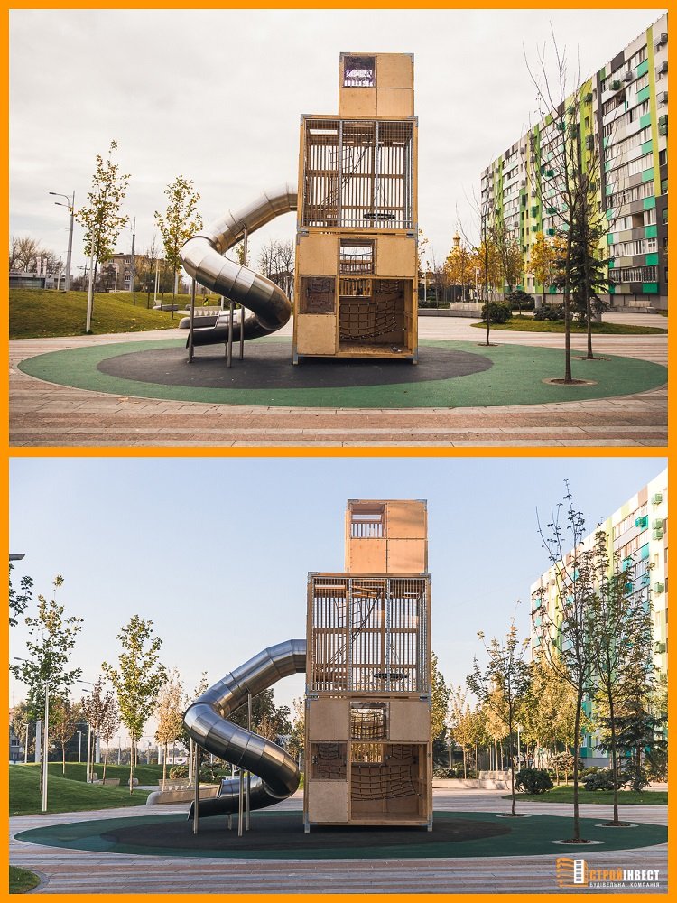 В Днепре вандалы испортили сквер на Слобожанском проспекте 10