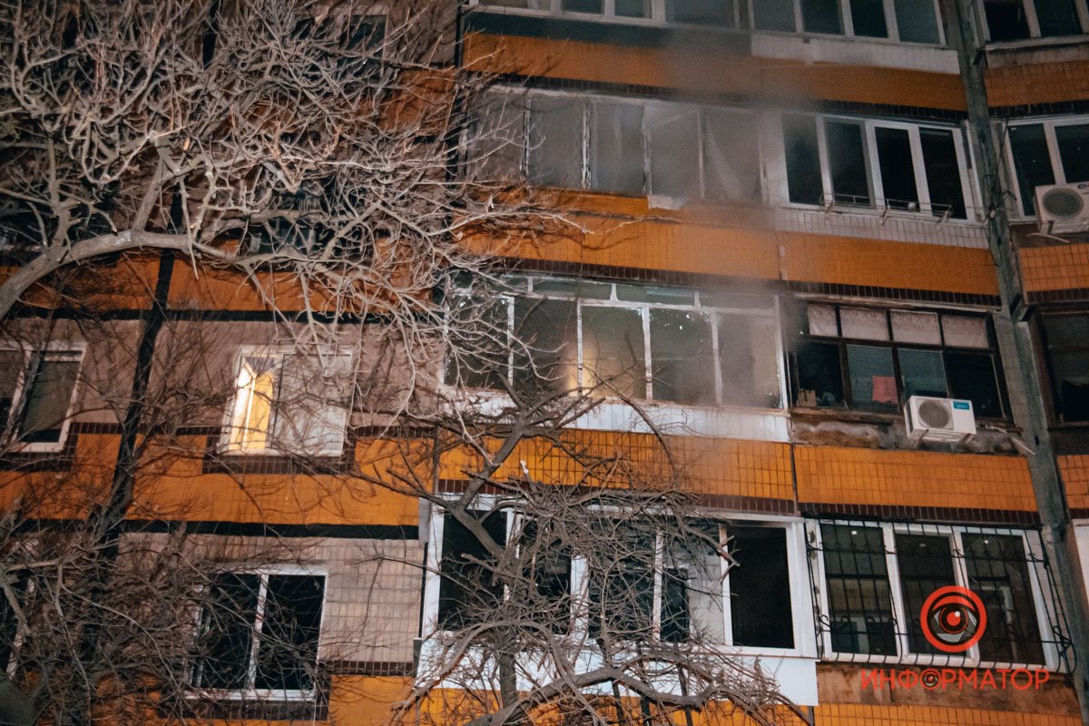 Возгорание произошло на втором этаже