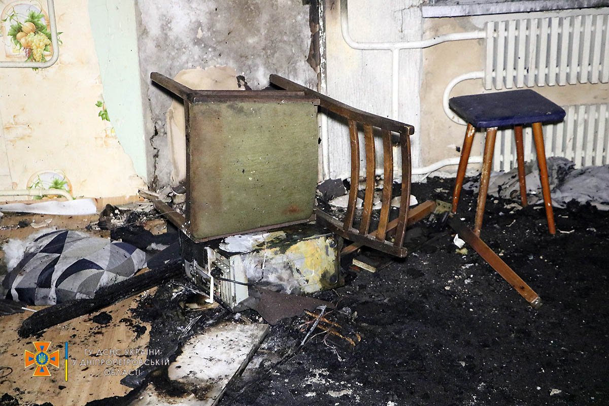 В результате возгорания никто из жителей дома не пострадал 