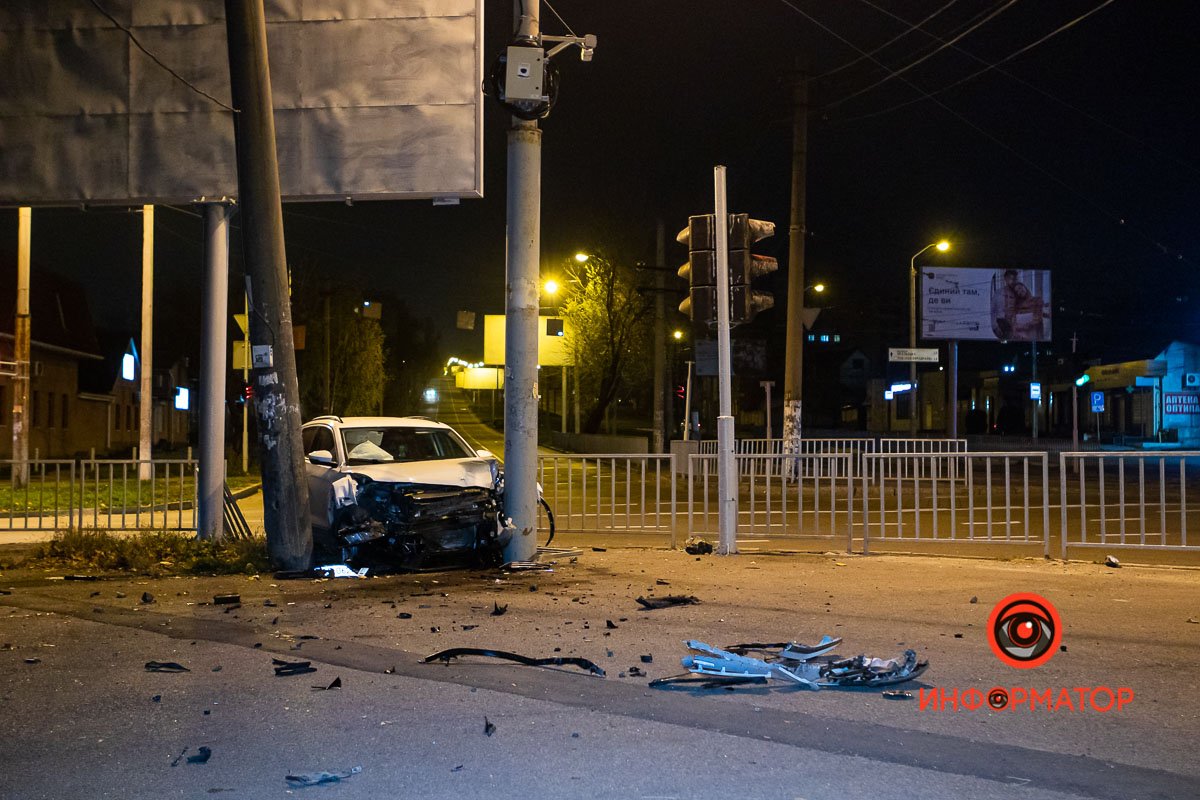 Водитель не смог вовремя затормозить 