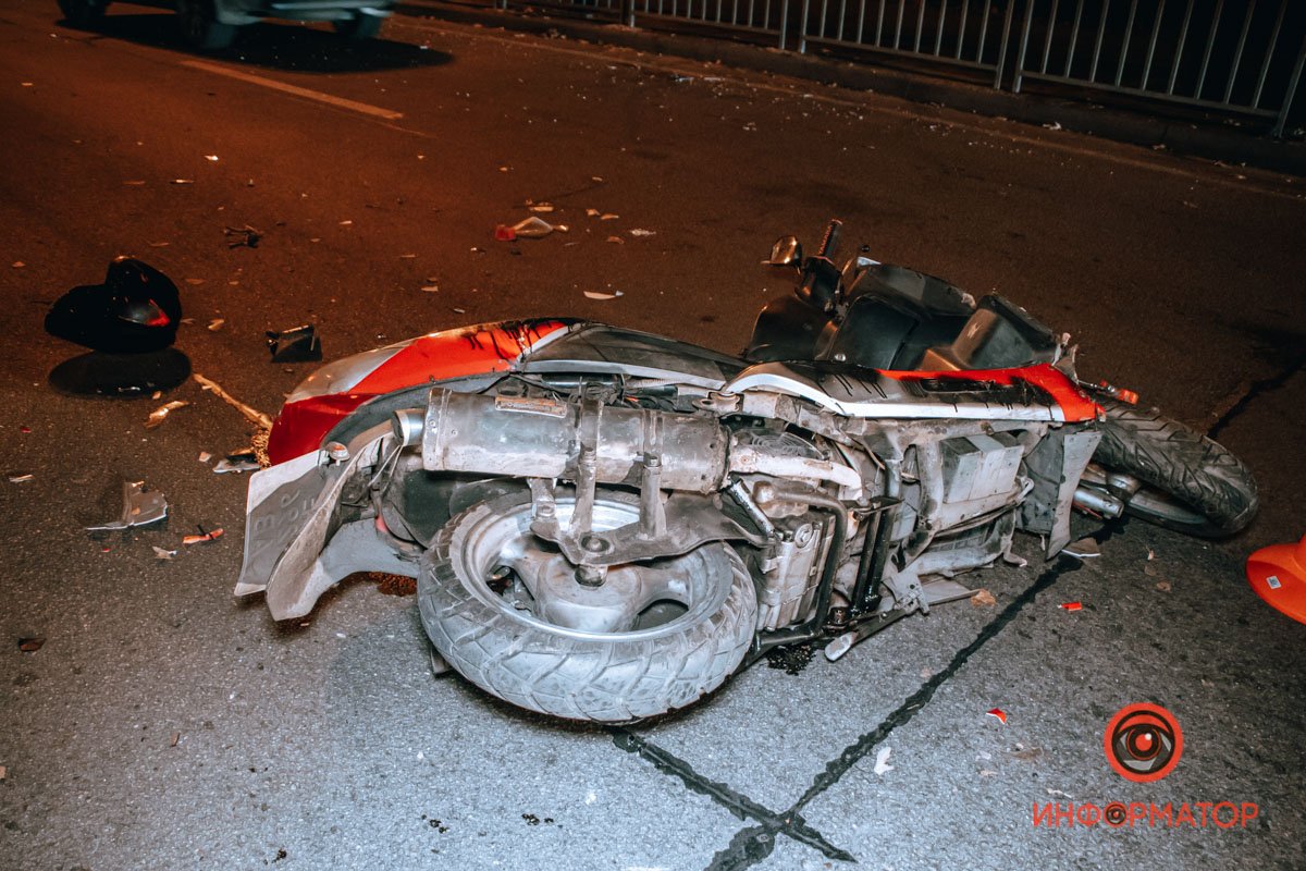 Мопед который сбили