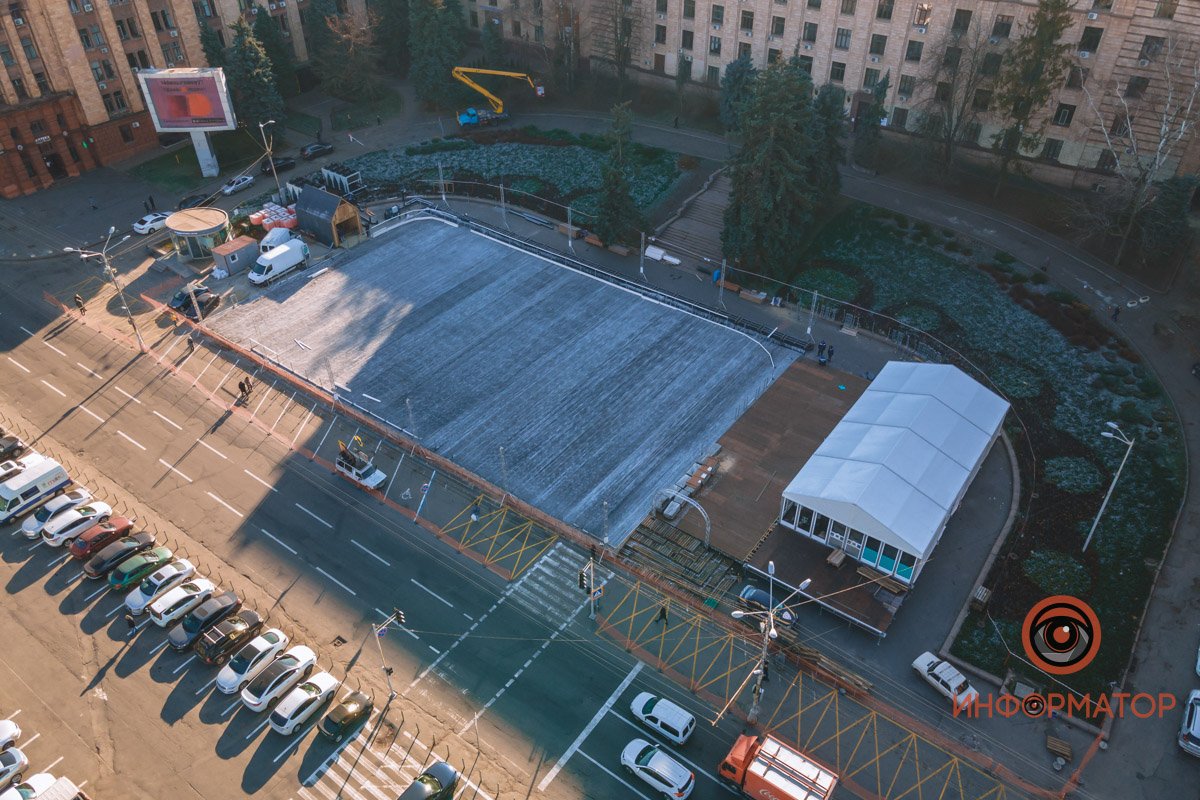 В Днепре создают каток