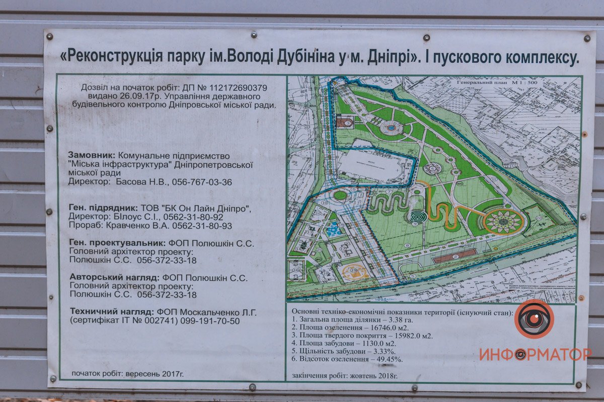 Уведомление для посетителей