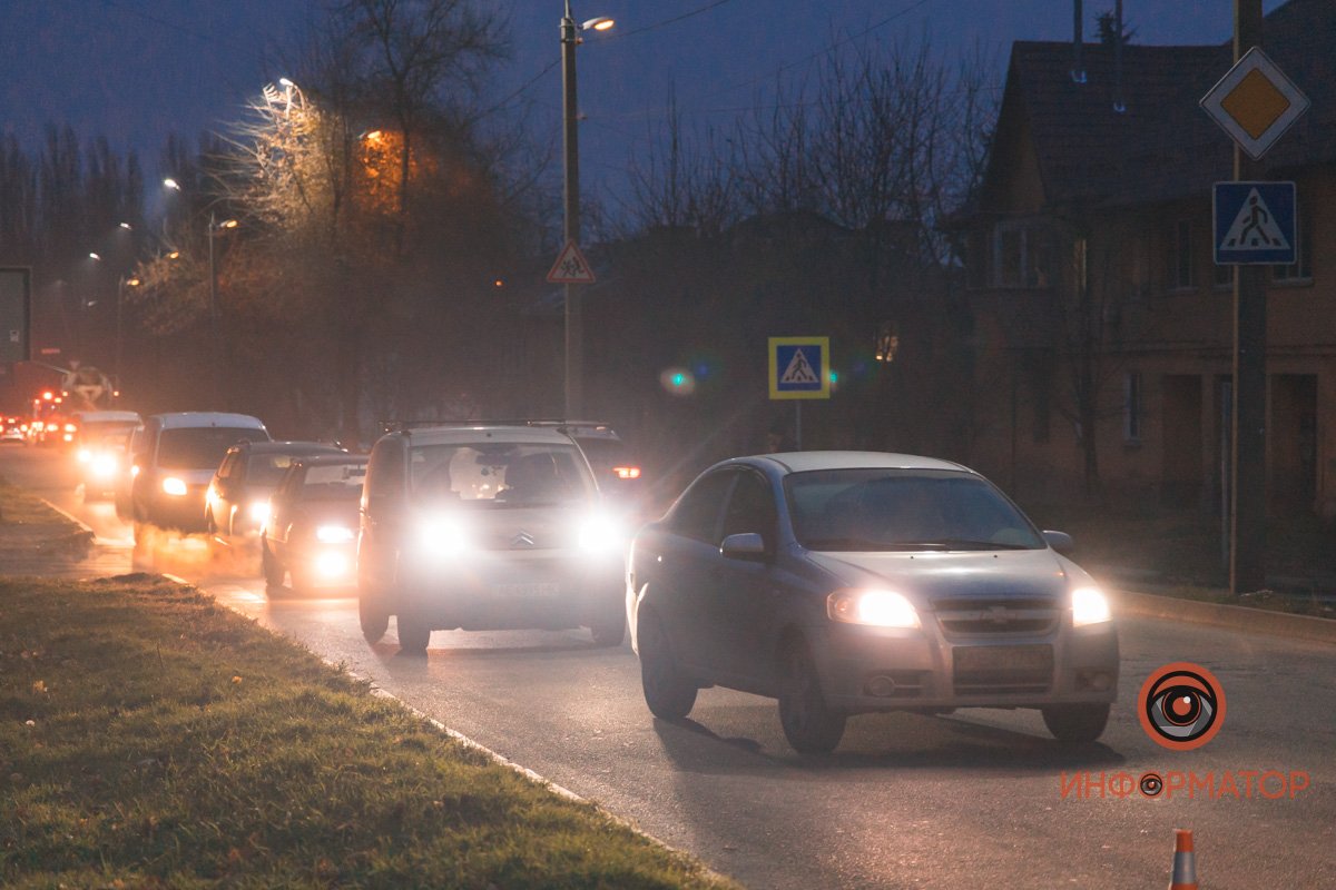 Собирается пробка Собирается пробка