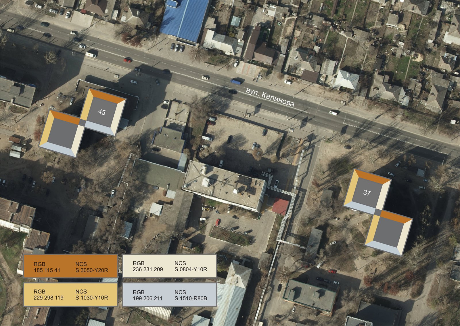 Дома-братья на Калиновой Дома-братья на Калиновой