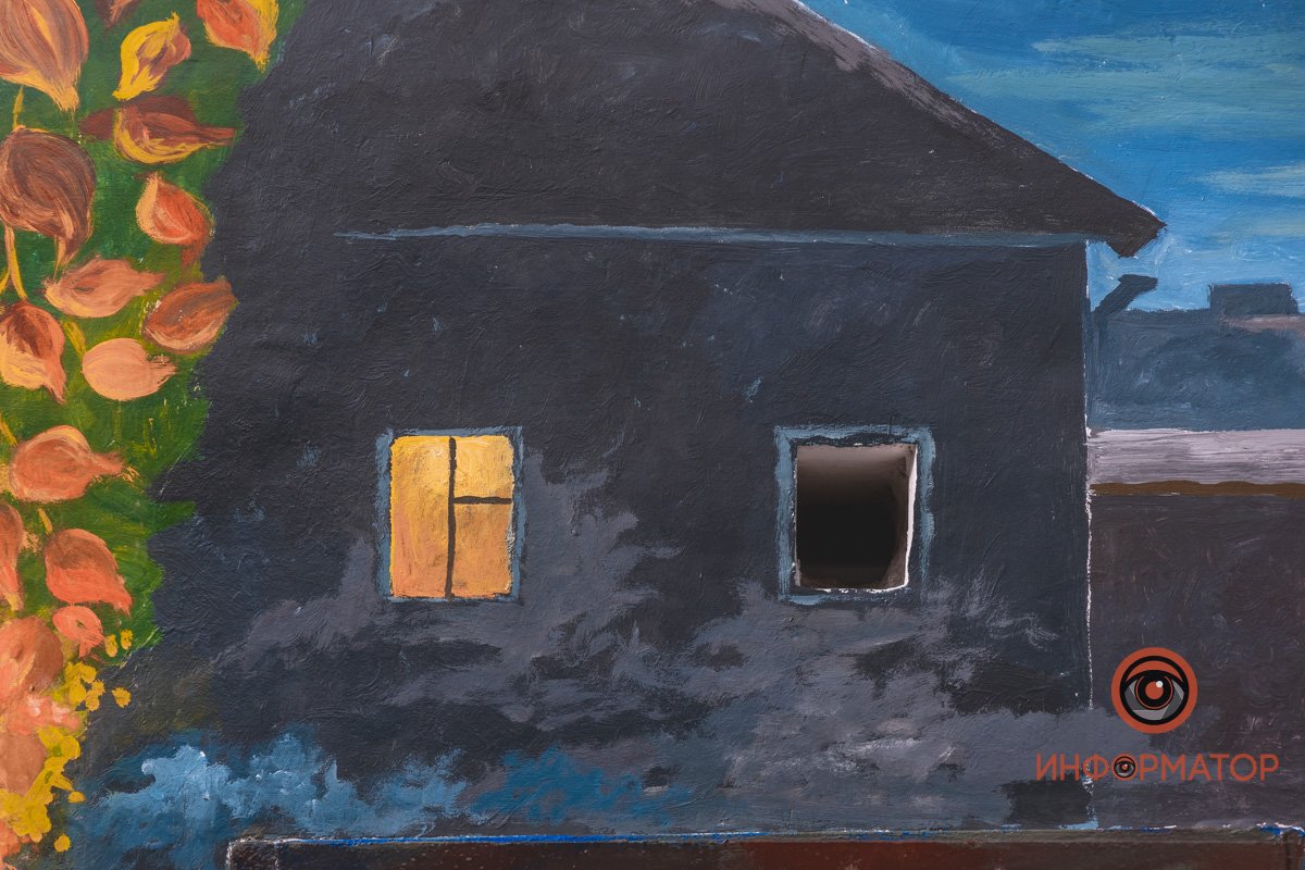 Его нарисовали на газовой будке Его нарисовали на газовой будке