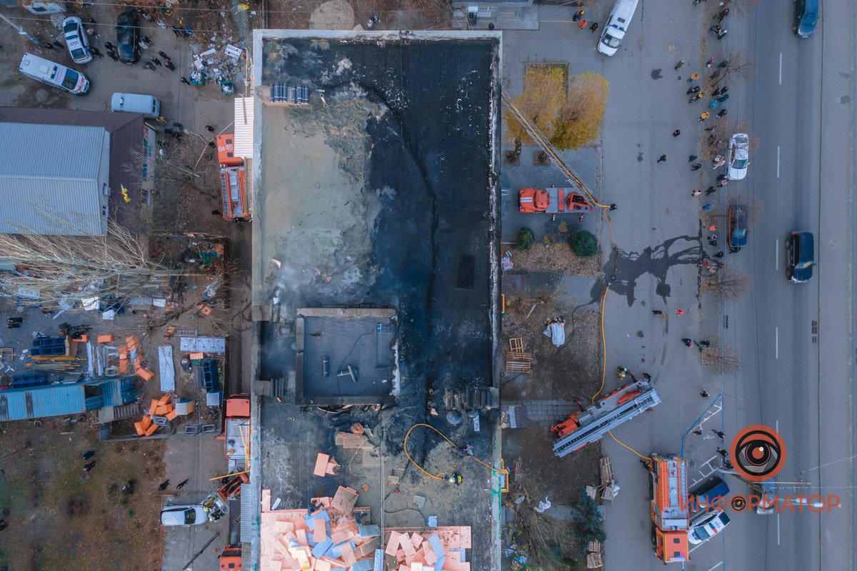 Огонь потушили 