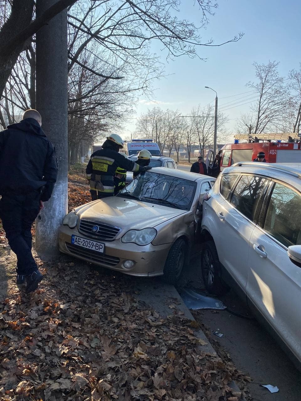На Генерала Захарченко столкнулись Geely и Hyundai