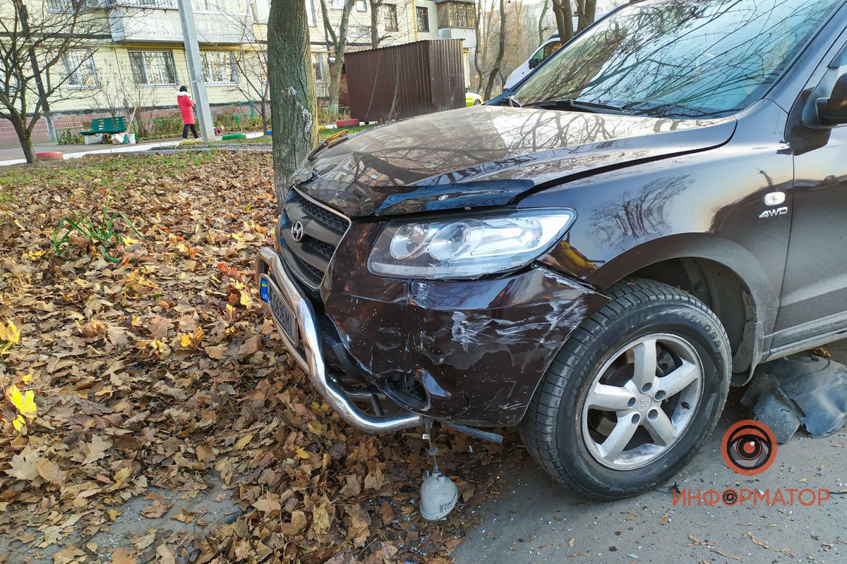 Пытался уйти от столкновения