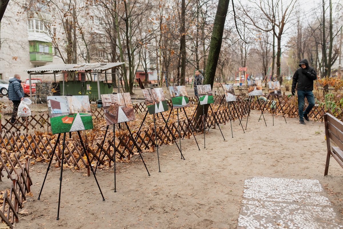 Дмитрий Кисилевский представил план реконструкции придомового сквера в Индустриальном районе 1