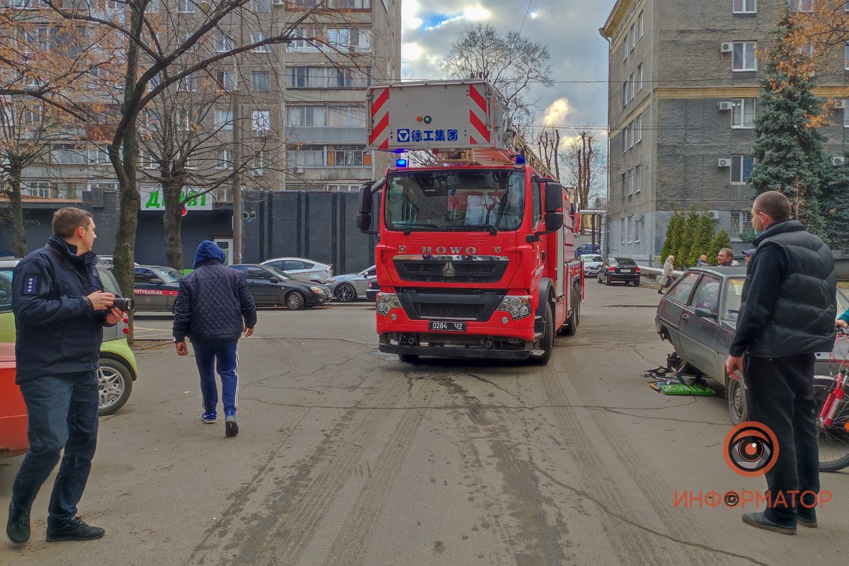 Автолестница не смогла заехать