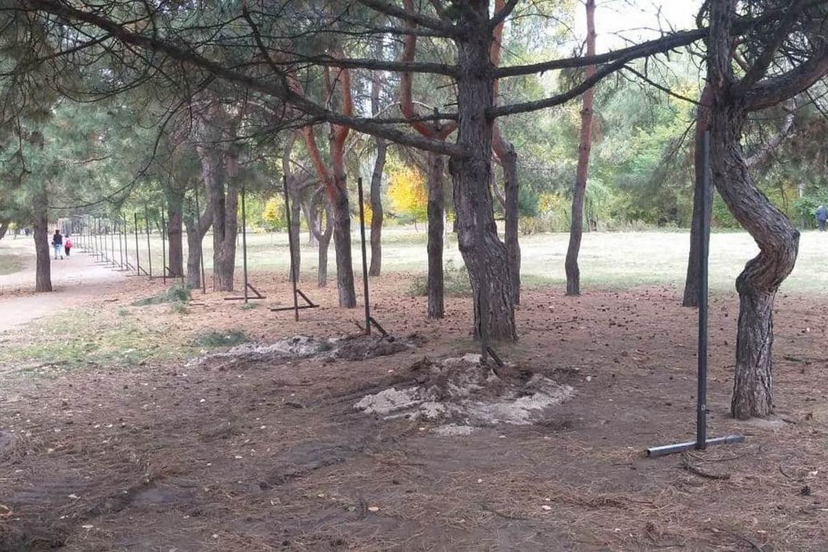 Строительство на Победе остановили Строительство на Победе остановили