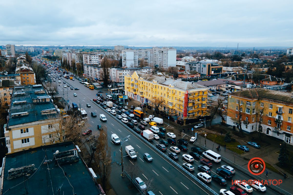 В Днепре провели реставрацию жилого дома на пересечении Слобожанского проспекта и улицы Калиновой 