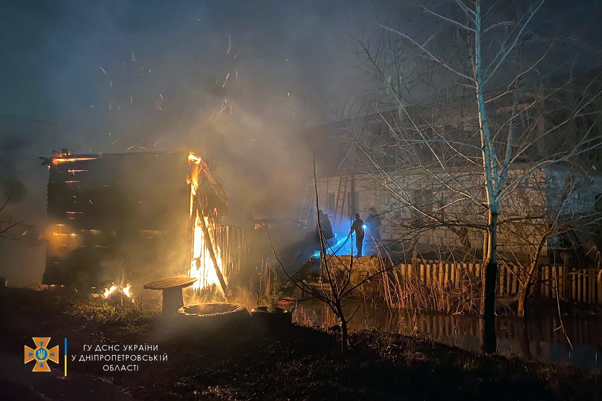 Общая площадь пожара составила 30 м²