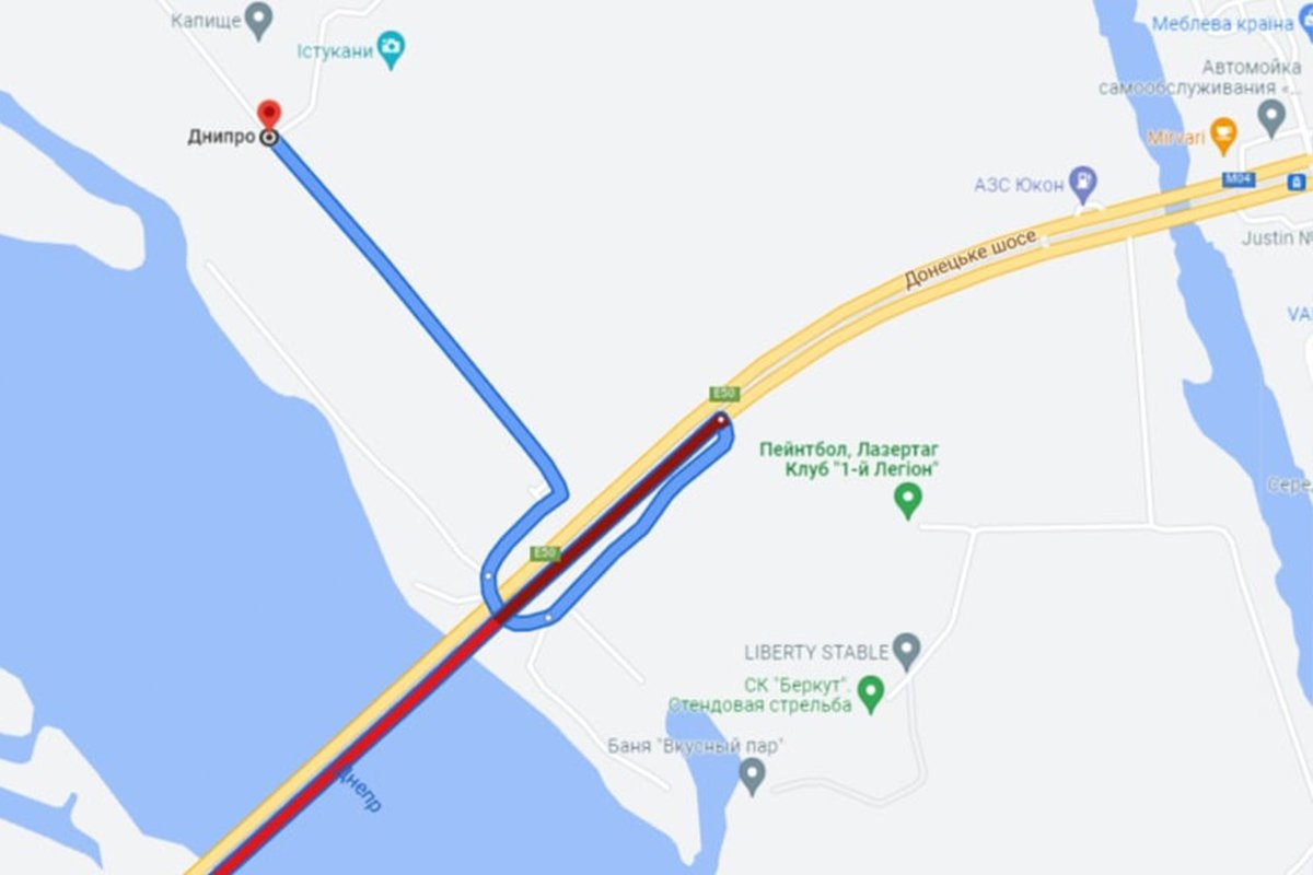 "Игра в селедку": схема проезда №1