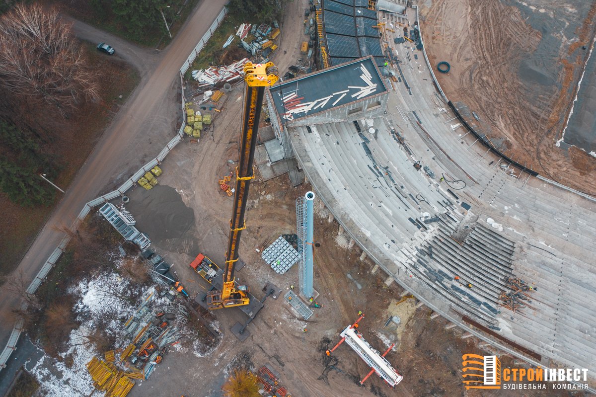"Большое строительство" в Кривом Роге: что сделано на стадионе "Металлург" за этот год 2