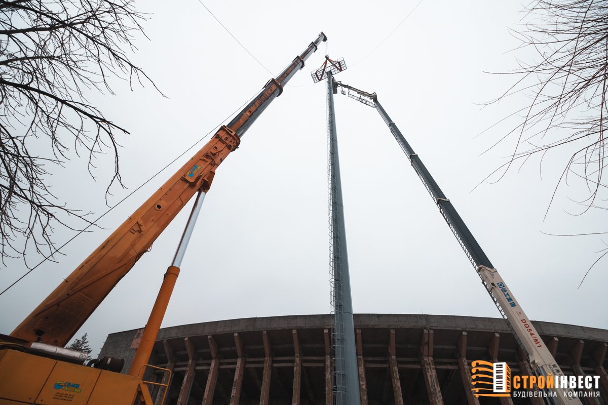 "Большое строительство" в Кривом Роге: что сделано на стадионе "Металлург" за этот год 7