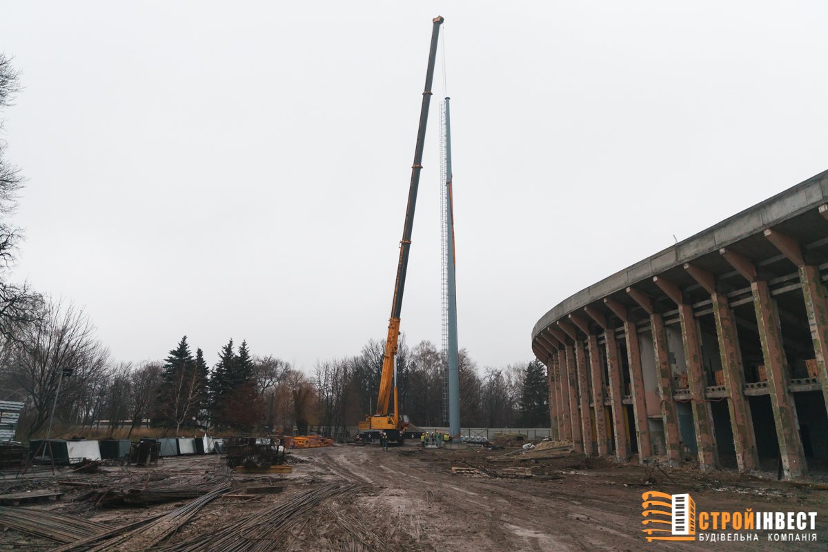 "Большое строительство" в Кривом Роге: что сделано на стадионе "Металлург" за этот год 13