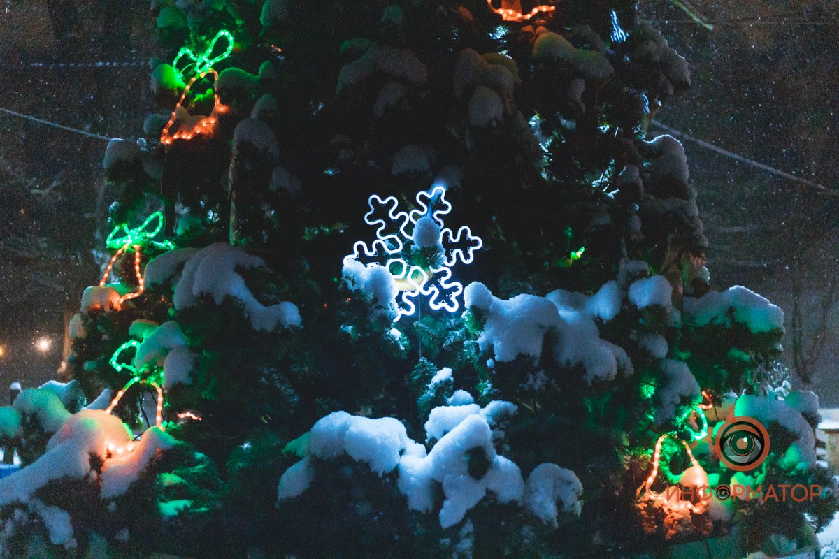 Новогодний Днепр: где в городе уже установили елки 22