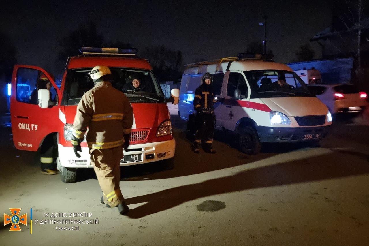 В Днепре на Богомаза горело кафе 2