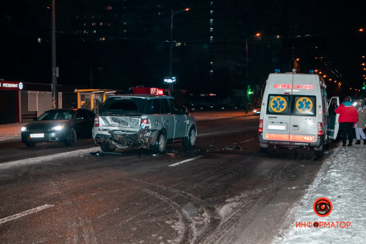 Авария произошла на улице Маршала Малиновского