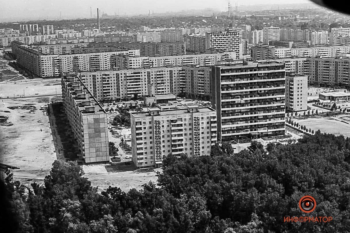 Жилмассив "Парус" в 80-е годы