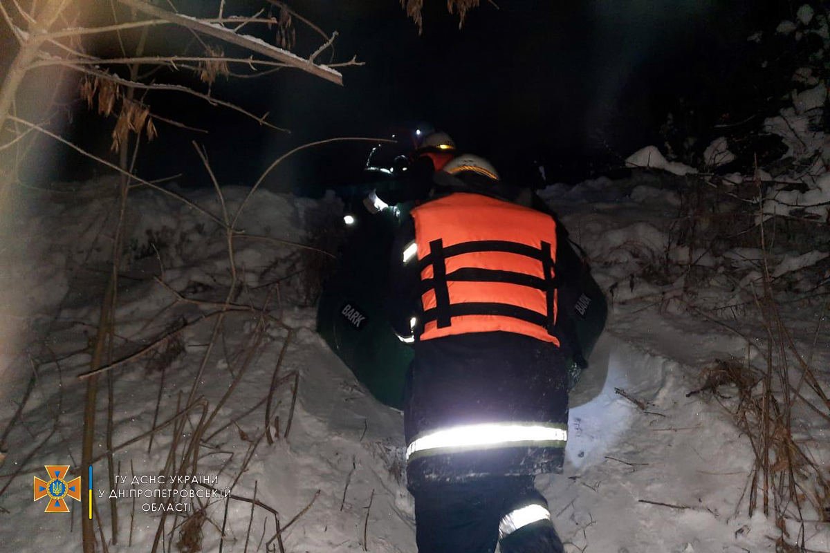26 декабря в Павлограде мужчина провалился под лед на речке Волчья