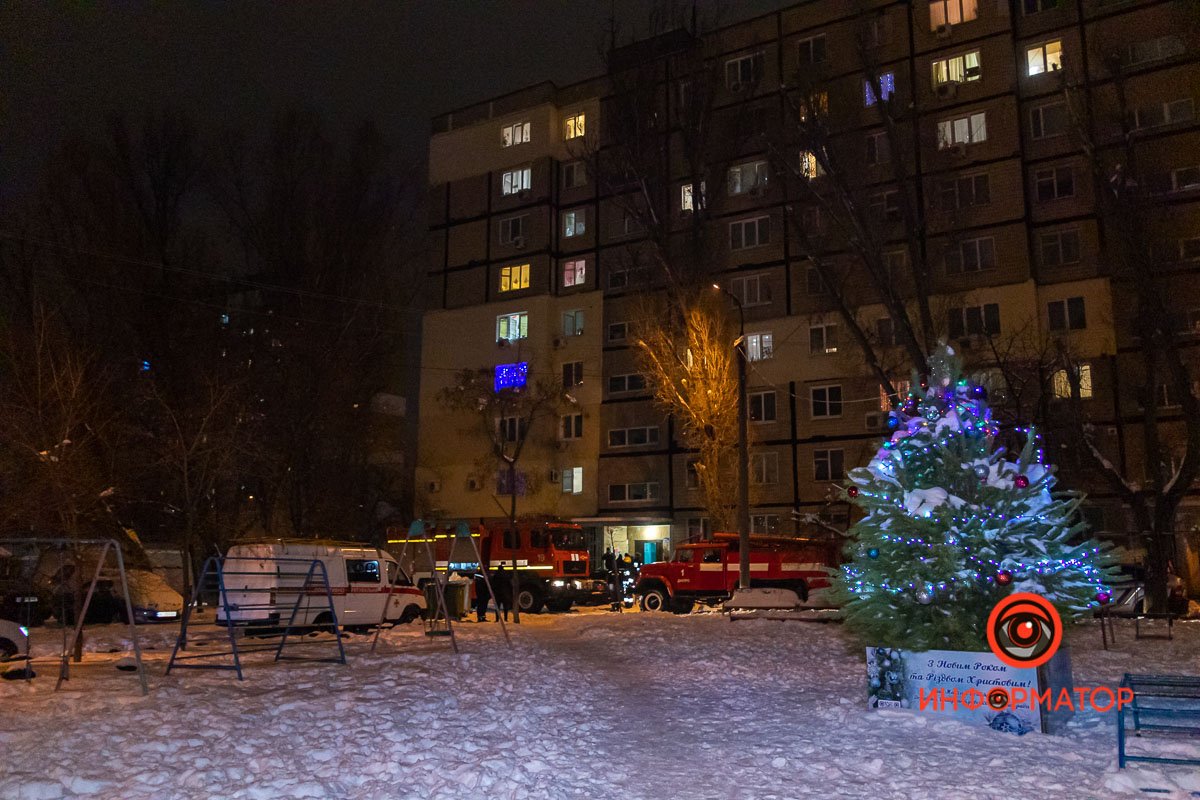 Под Новый год случился пожар