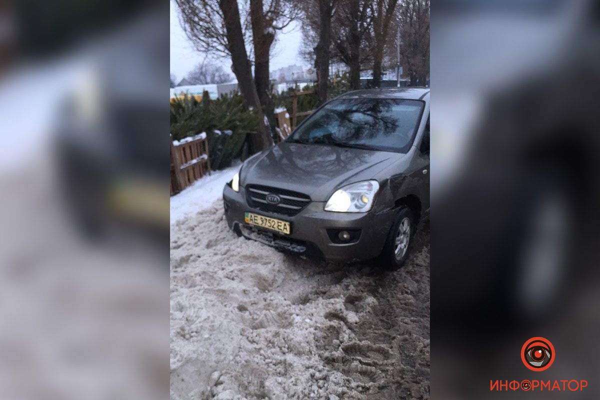 KIA протаранила Honda