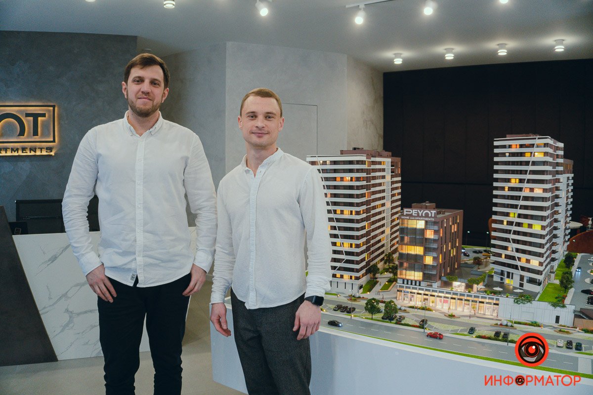 В Днепре напротив яхт-клуба "Сич" строится многофункциональный комплекс бизнес-класса PEYOT 1