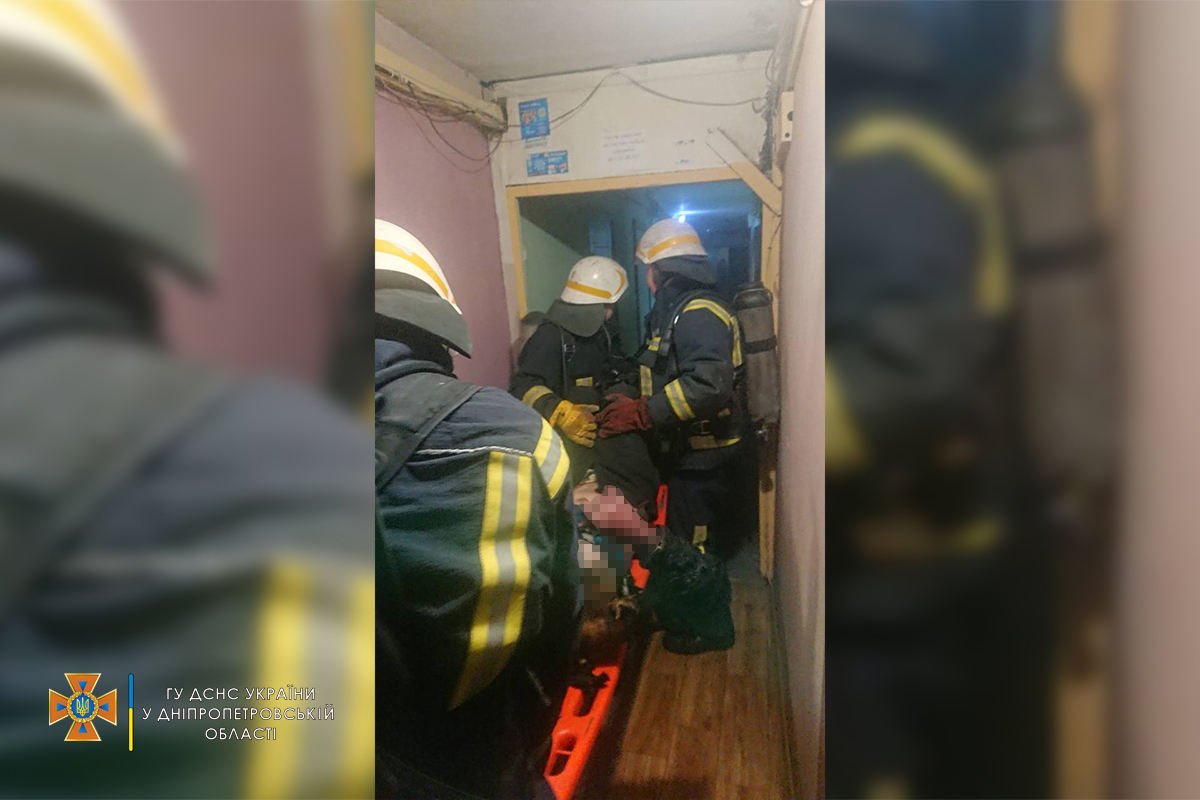 15 января в Каменском, на проспекте Победы, случился пожар 15 января в Каменском, на проспекте Победы, случился пожар