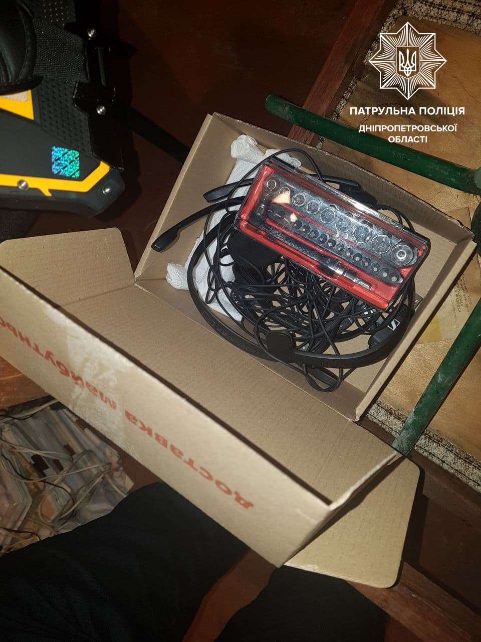 Прочая техника, которую пытался вынести грабитель