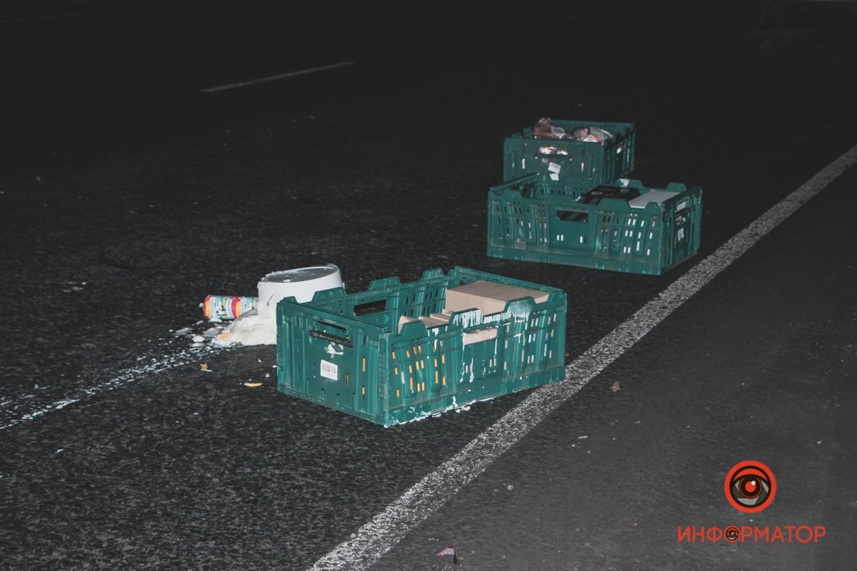 Sprinter перевозил продукты питания