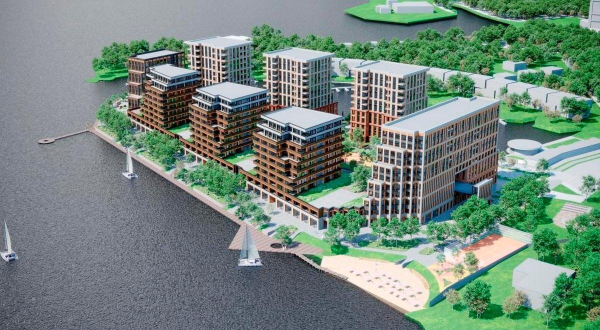 Свой пляж и яхт-клуб: в Днепре на Набережной Победы появится квартал, окруженный водой 7