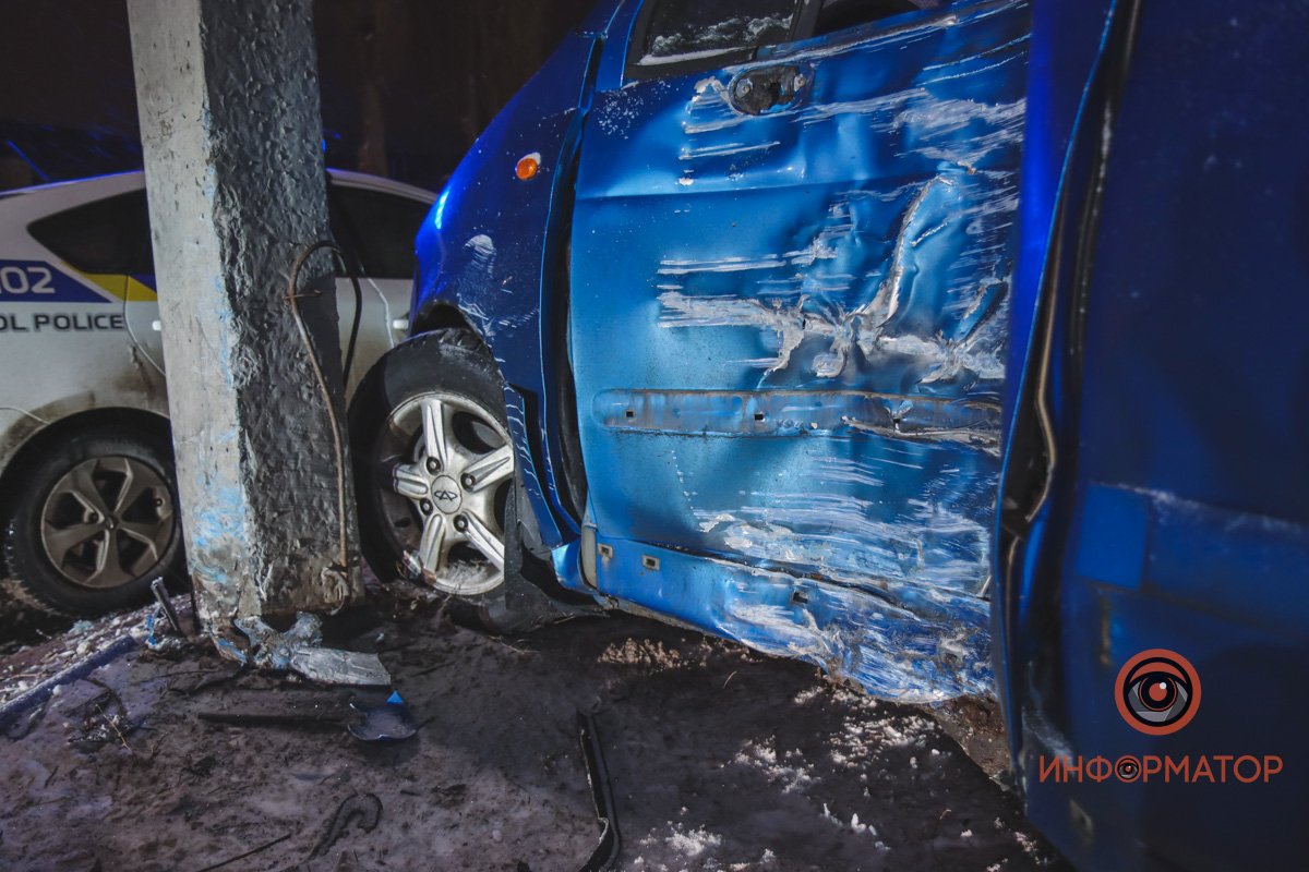 Пострадал водитель