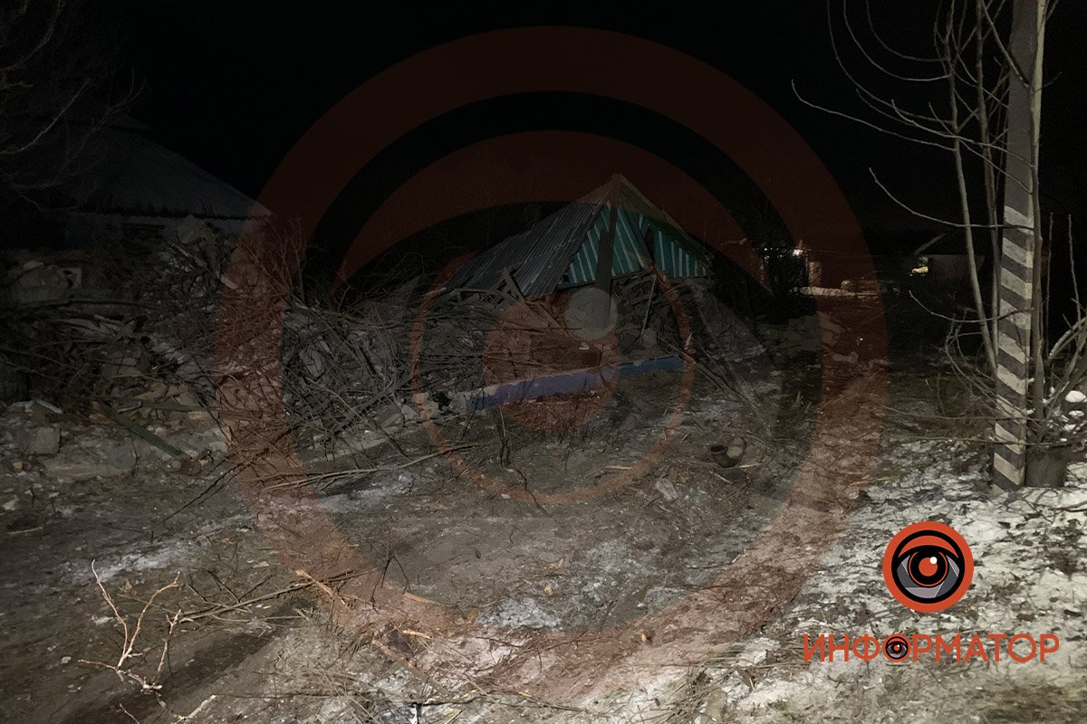 Дом полостью разрушен