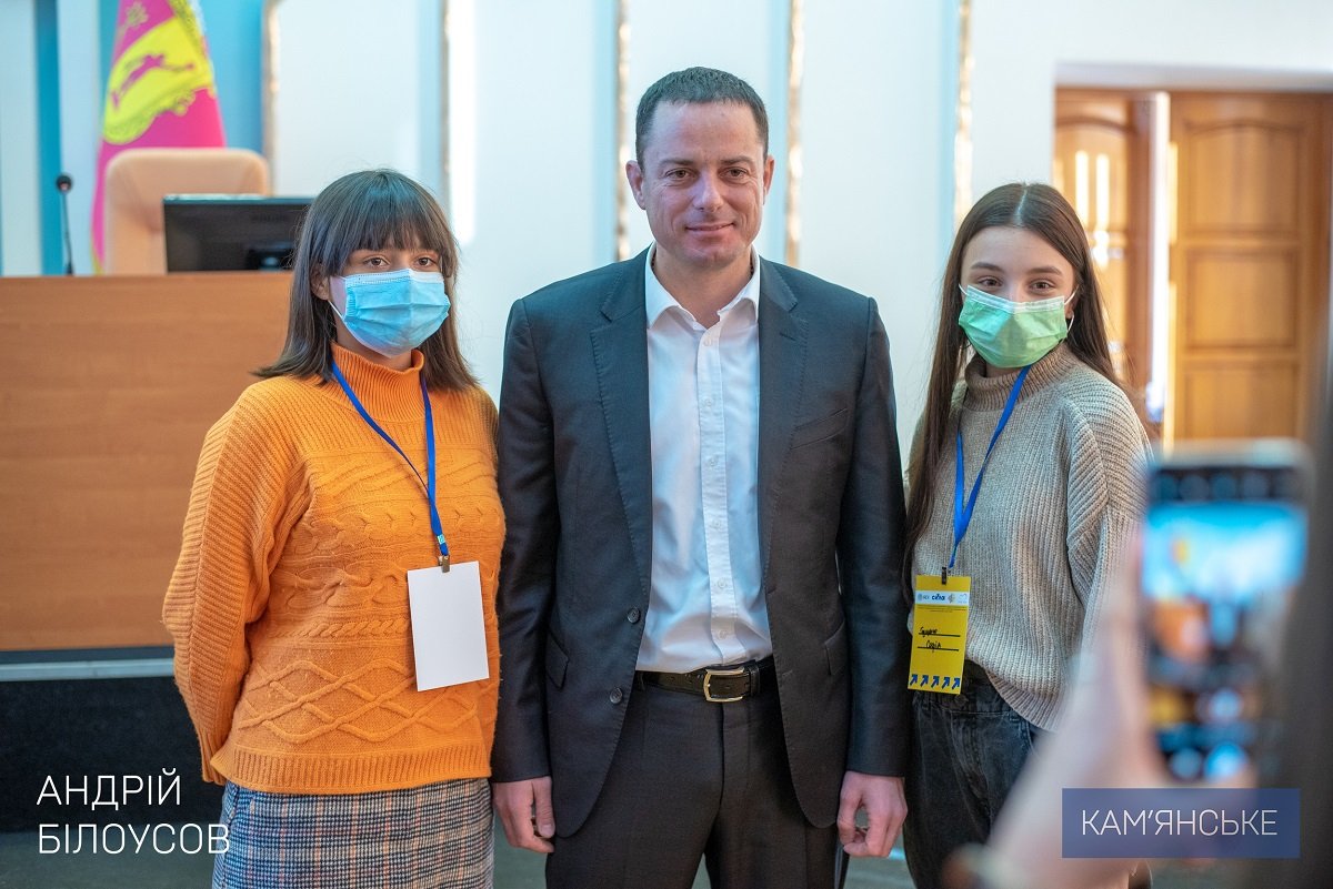 Мэр Каменского поздравил участников молодежного форума "Твоя СИЛА – єднати громаду!" 7