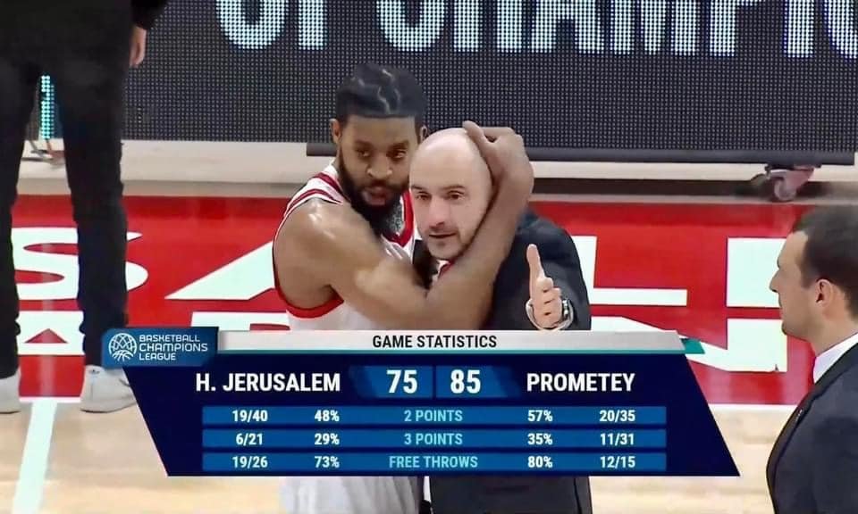 БК «Прометей» победил БК «Хапоэль» и вошел в ТОП-16 Лиги Чемпионов 4