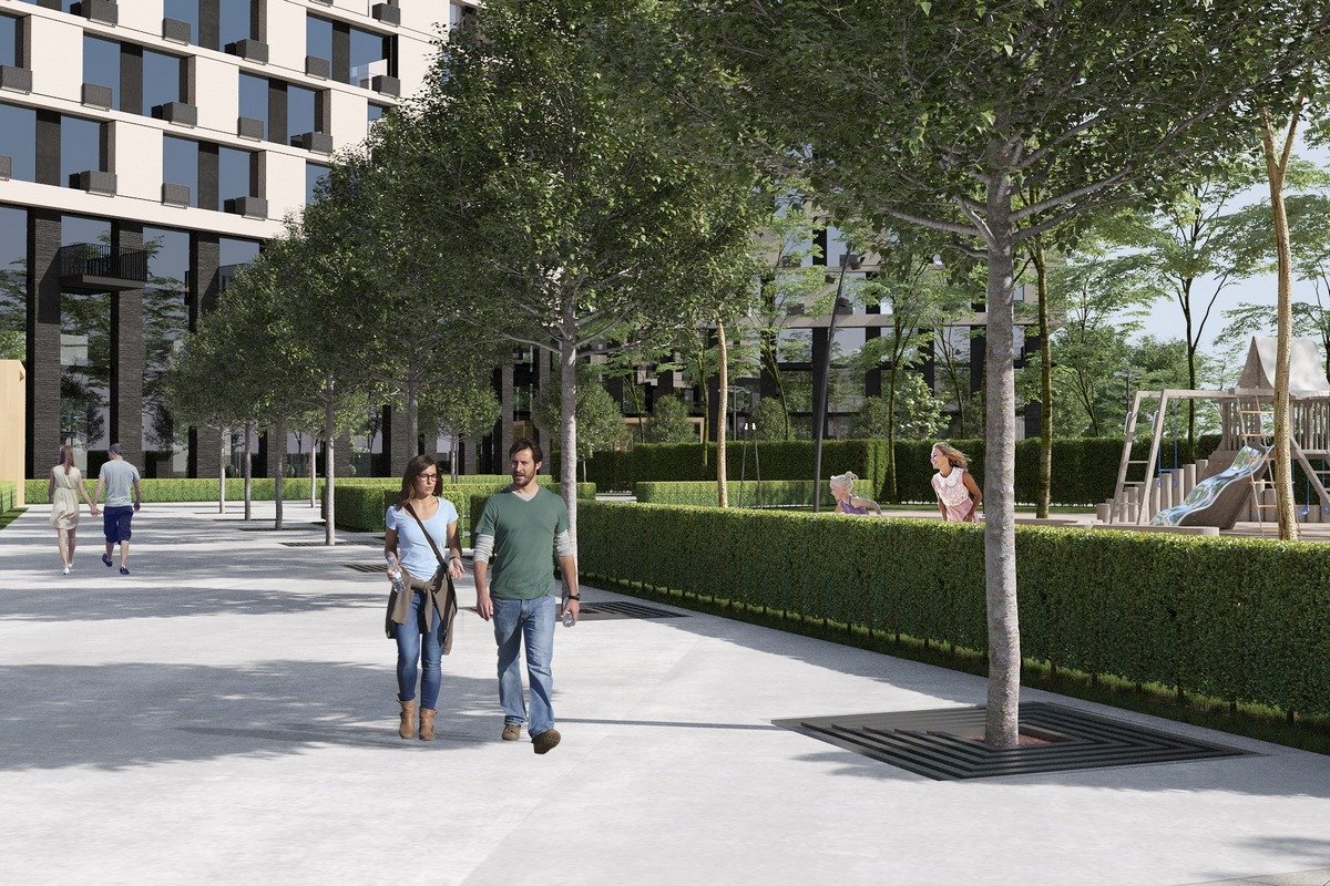 В зданиях разместятся 389 однокомнатных квартир на 905 жильцов