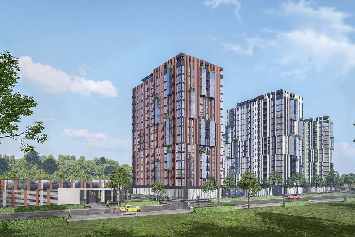 Жилой комплекс вдоль проспекта Труда