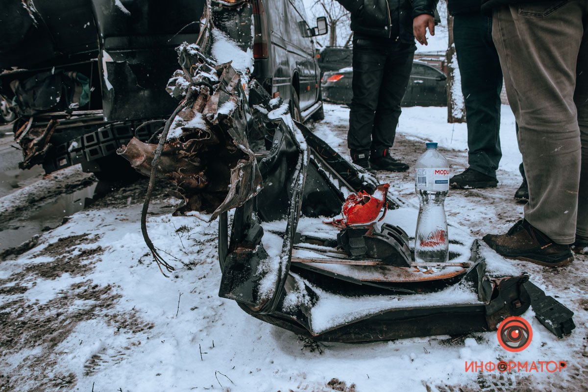 Пострадавший - мужчина в салоне Sprinter