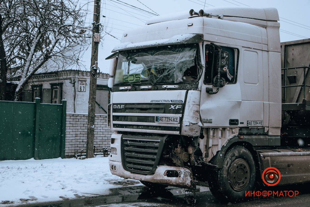 Повреждения фуры