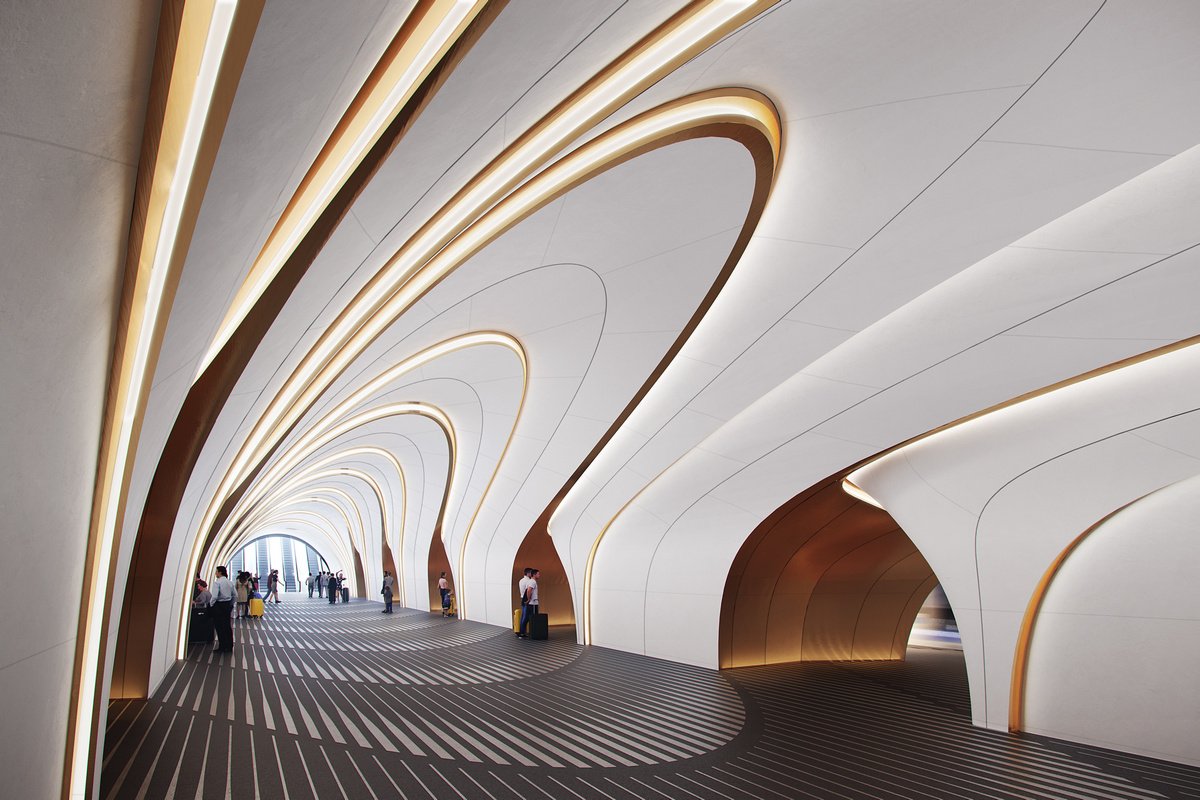 Так может выглядеть станция внутри: вариант 2