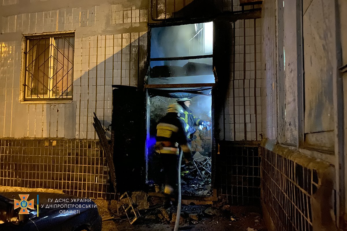 Горело подсобное помещение