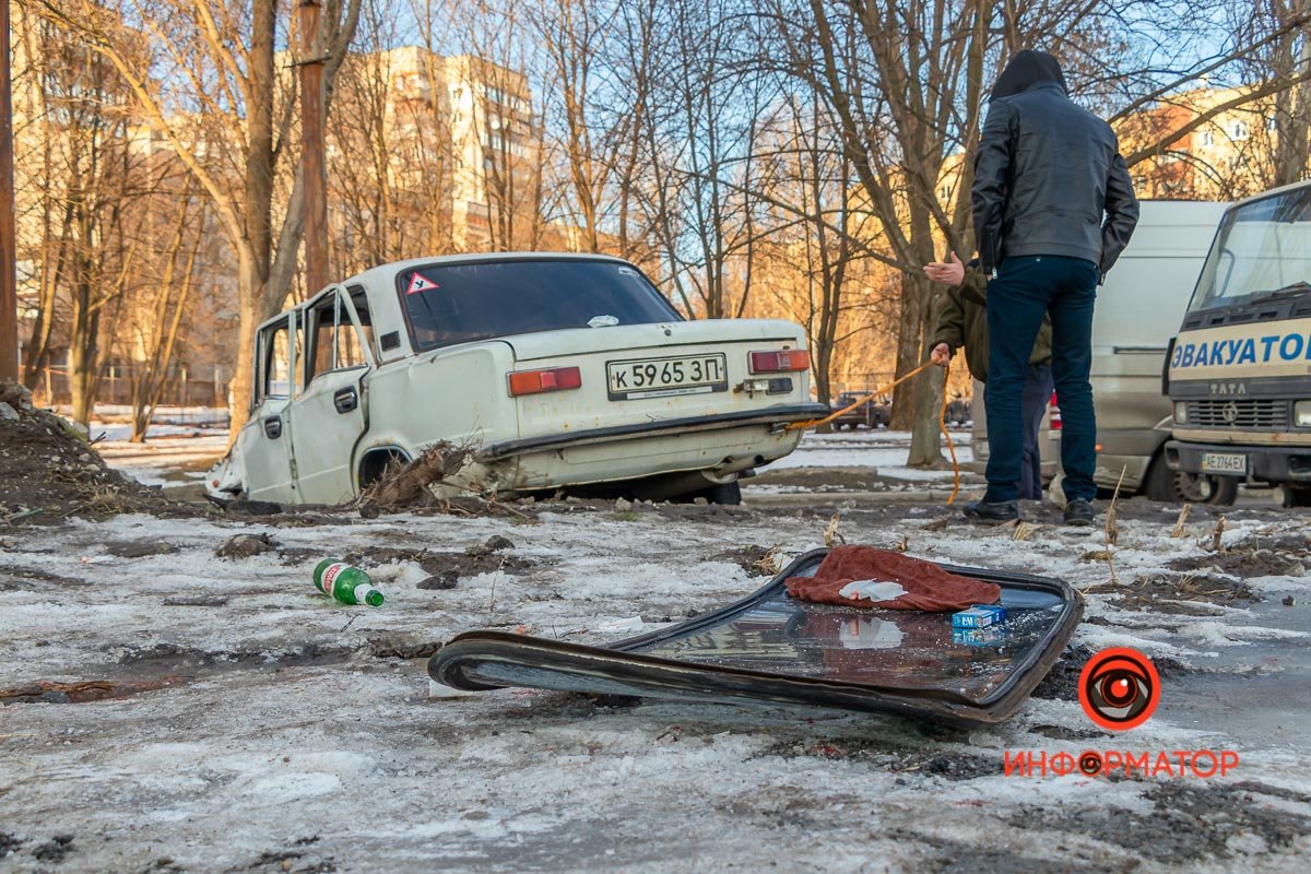 Водитель не справился с управлением