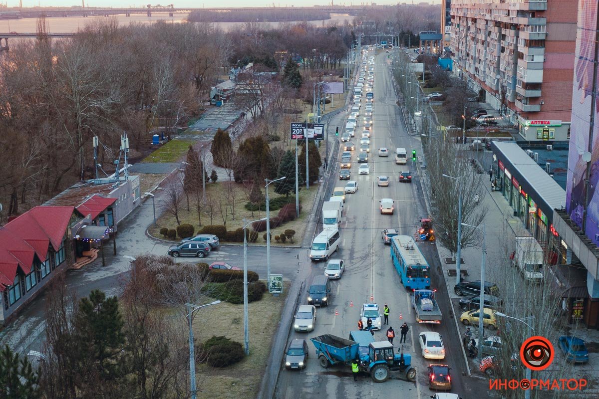 Образовалась пробка