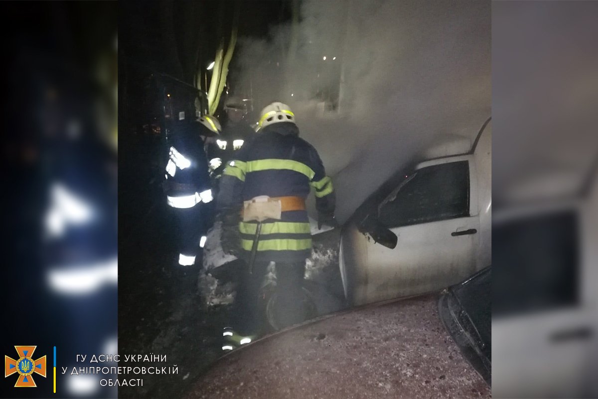 Огонь перешел на другие машины