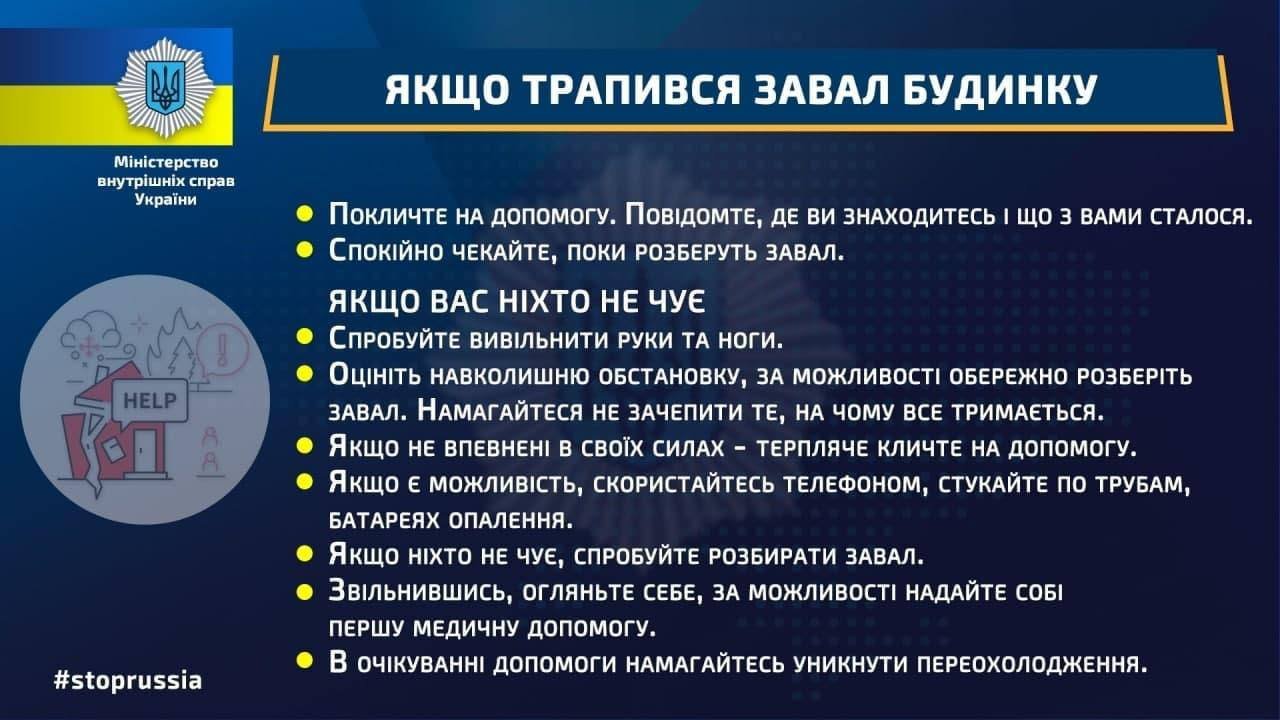 Без паники: что делать в случае обвала дома 1