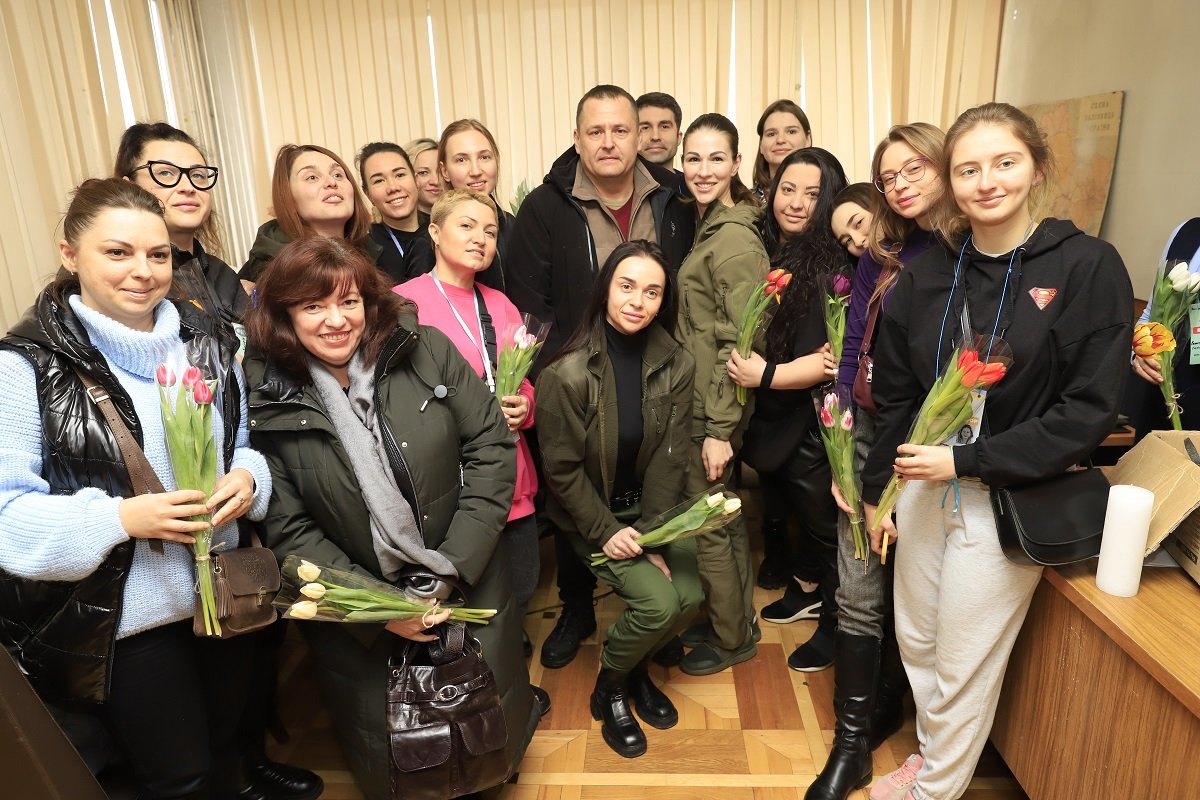 8 Марта этого года украинские женщины встречают в самоотверженной борьбе с российскими оккупантами 9