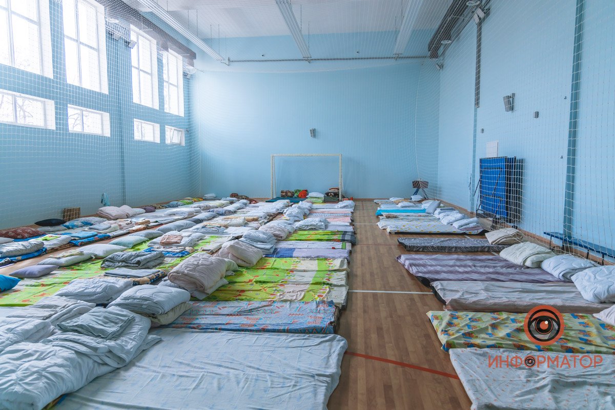 В селе Волосское, которое находится возле Днепра, сделали шелтер на 300 человек для переселенцев